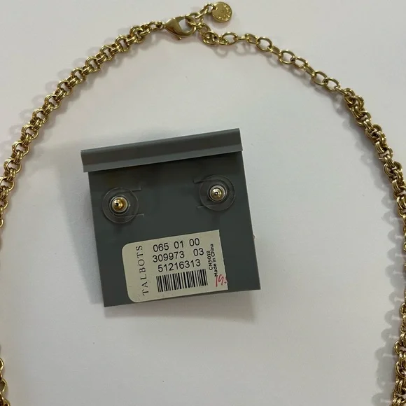 Talbots Earrings and Necklace set - Picture 2 of 5